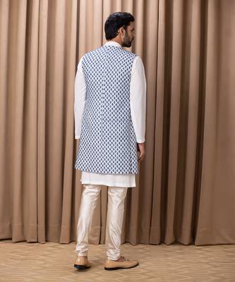 Powder blue azaan bandi set 4