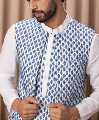 Powder blue azaan bandi set 5