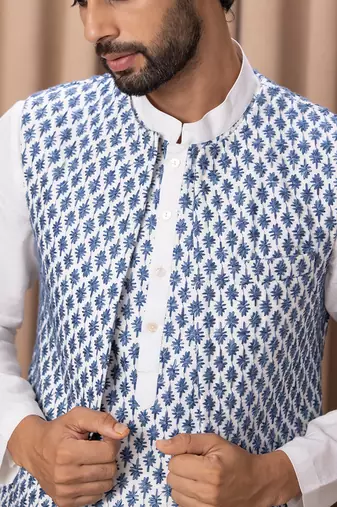 Powder blue azaan bandi set