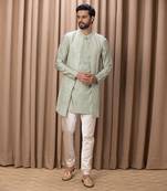 Mint green javed bandi set