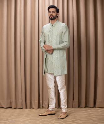 Mint green javed bandi set 2