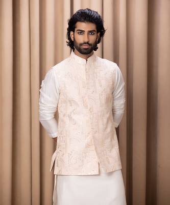Soft pink zahid bandi set 3