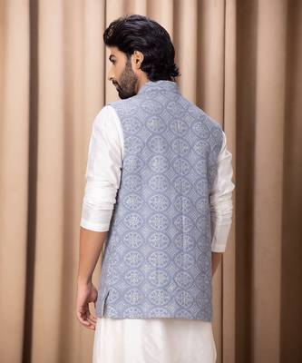 Grey shah bandi set 4