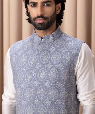 Grey shah bandi set 5