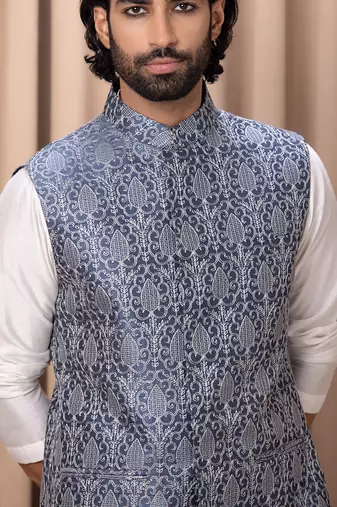 Slate blue fahad bandi