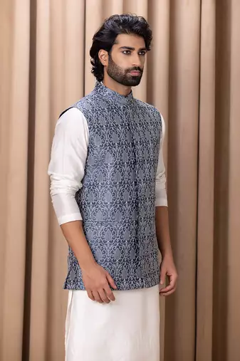 Salte blue fahad bandi set