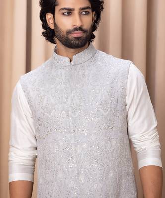 Steel grey zain bandi set 3