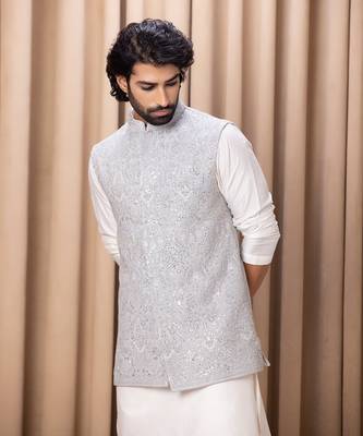 Steel grey zain bandi set 4