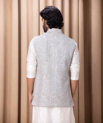 Steel grey zain bandi set 5