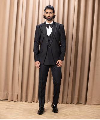 Black zarin tuxedo set 1