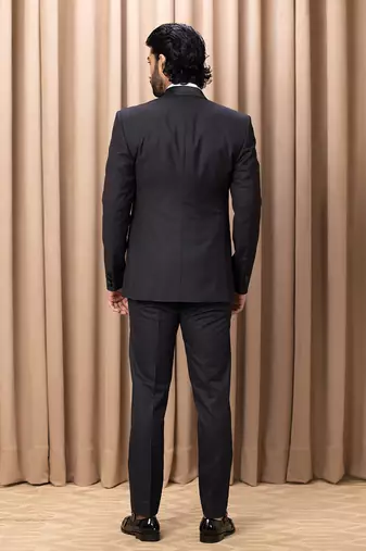 Black zarin tuxedo set