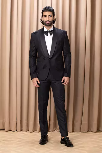 Black darek tuxedo set