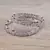 Rhodium Plated Pink Stone American Diamond Bangles BD627