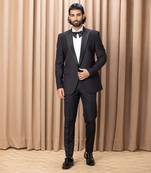 Black darrius tuxedo set