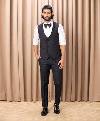 Black nasir tuxedo set 2