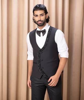 Black nasir tuxedo set 3