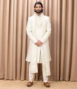 Mint green zahid sherwani set