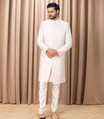 Powder pink zahid sherwani