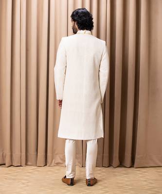 Ivory faizan sherwani set 5