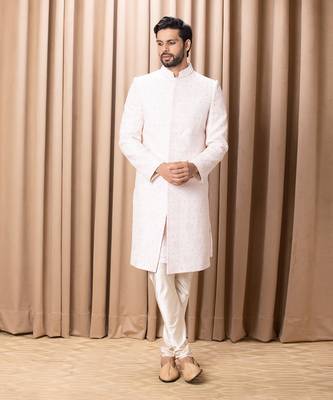 Powder pink ameera sherwani 1