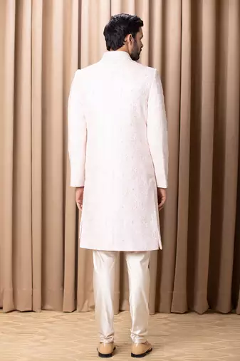 Powder pink ameera sherwani