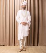 Powder pink ameera sherwani set