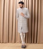Rhino grey shah sherwani