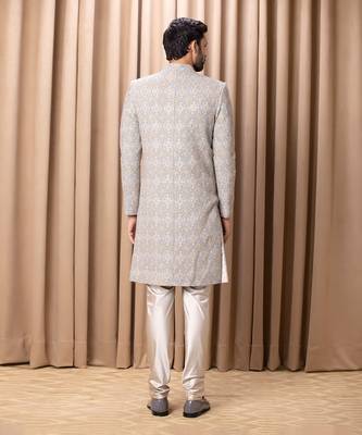 Rhino grey shah sherwani 3