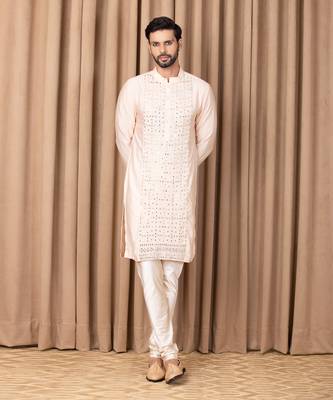 Peach sajid kurta set 1