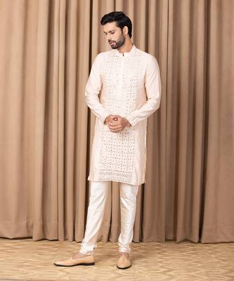 Peach sajid kurta set 2