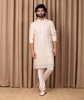 Dusty rose sajid kurta set 1