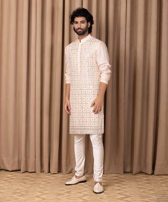 Dusty rose sajid kurta set 2
