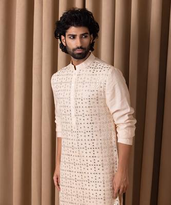 Dusty rose sajid kurta set 3