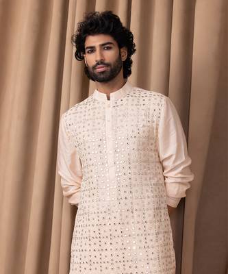 Dusty rose sajid kurta set 4
