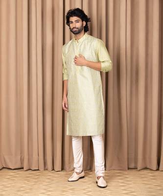 Mint green fahad kurta set 1