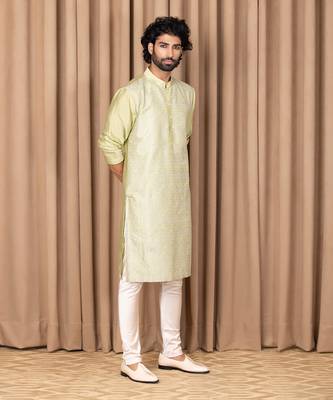 Mint green fahad kurta set 2