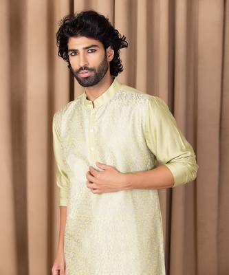 Mint green fahad kurta set 4