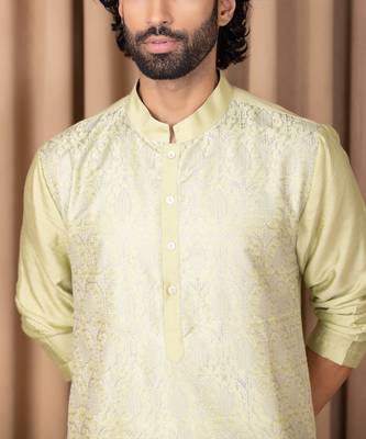 Mint green fahad kurta set 5