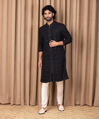Black umair kurta set 3