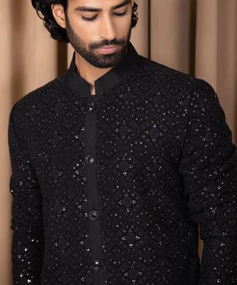 Black umair kurta set 5