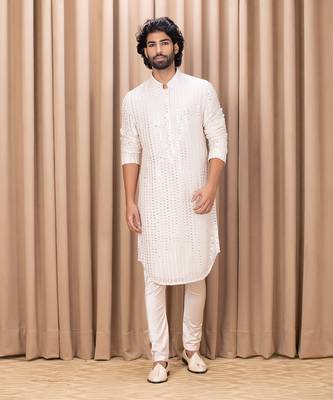 Champagne gold yasir kurta set 1