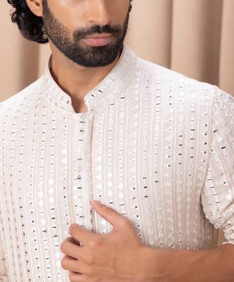 Champagne gold yasir kurta set 2