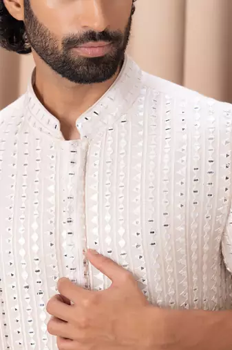 Champagne gold yasir kurta set