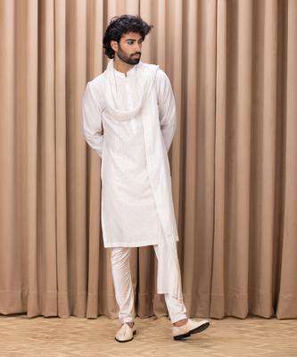 Off white ranjha kurta set 2