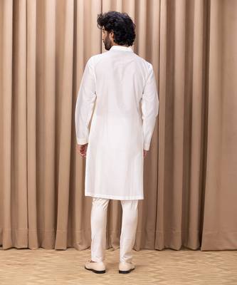Off white ranjha kurta set 4
