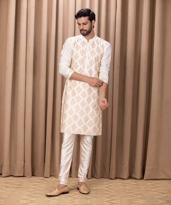 Ivory haider kurta set 1
