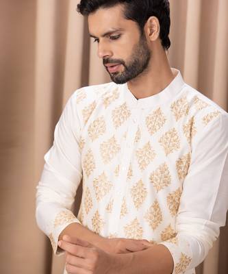 Ivory haider kurta set 4