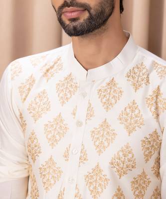 Ivory haider kurta set 5
