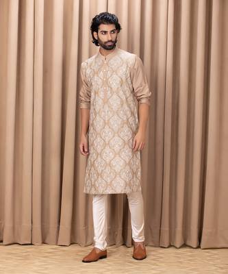 Beige aaryan kurta set 2