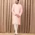 Peach fahad kurta set